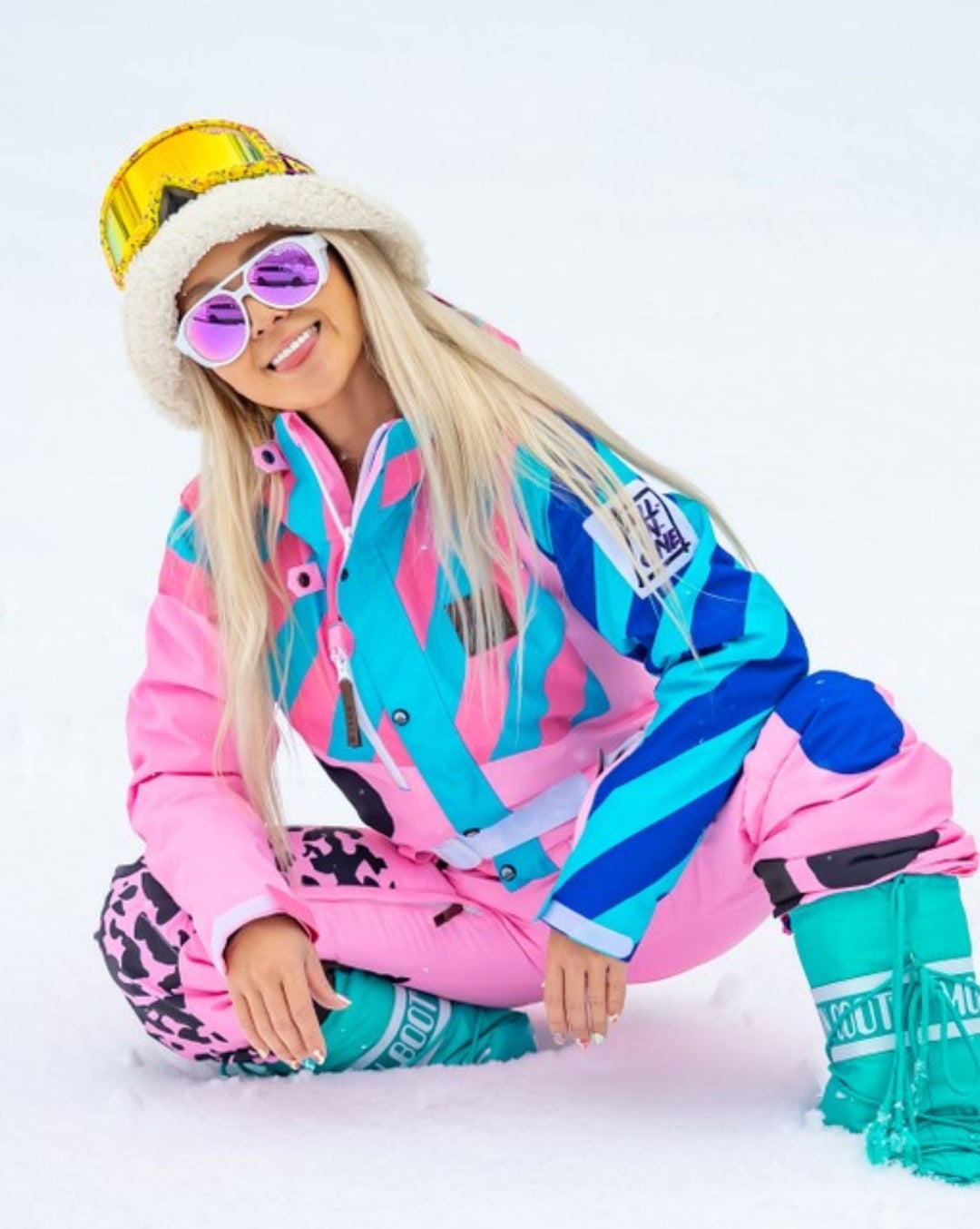 Penfold in Pink Ski Suit - Women's