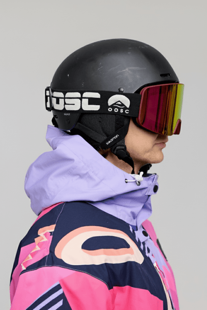 OOSC Vizion Ski & Snowboard Goggles - Black and White