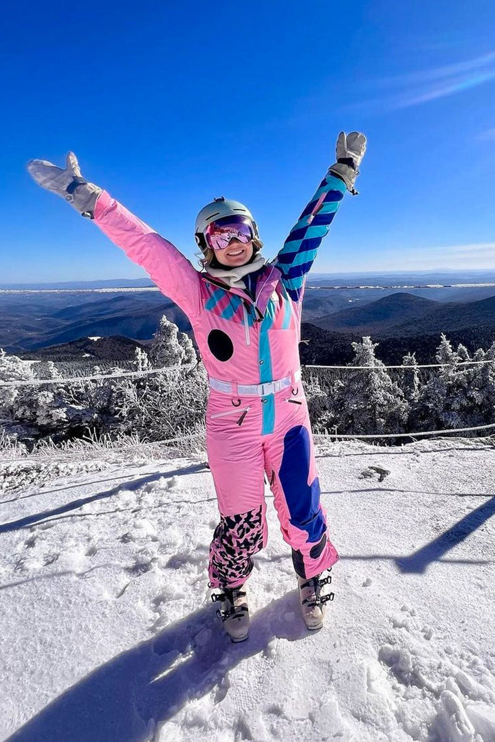 Penfold in Pink Ski Suit - Women's Curved