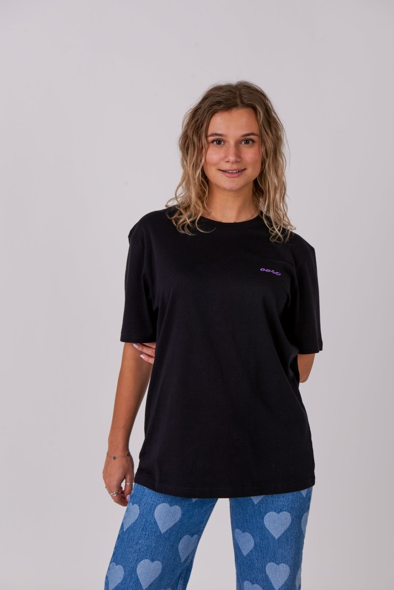 Powder Club T-Shirt - Black - OOSC Clothing