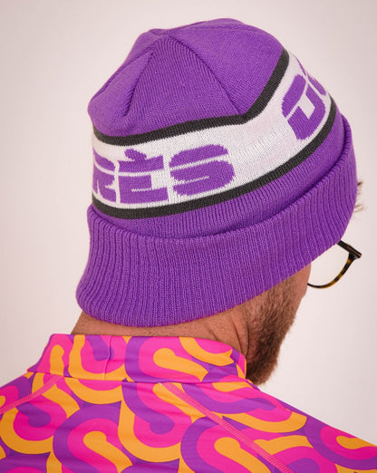 OOSC Après Beanie - Purple, White, Grey