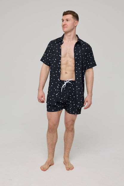 Shining Star Men's Short Sleeve Shirt - OOSC Clothing