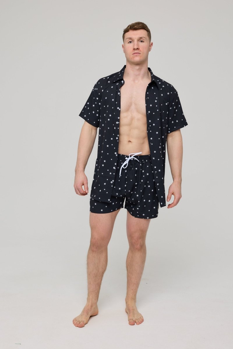 Shining Star Men's Short Sleeve Shirt - OOSC Clothing