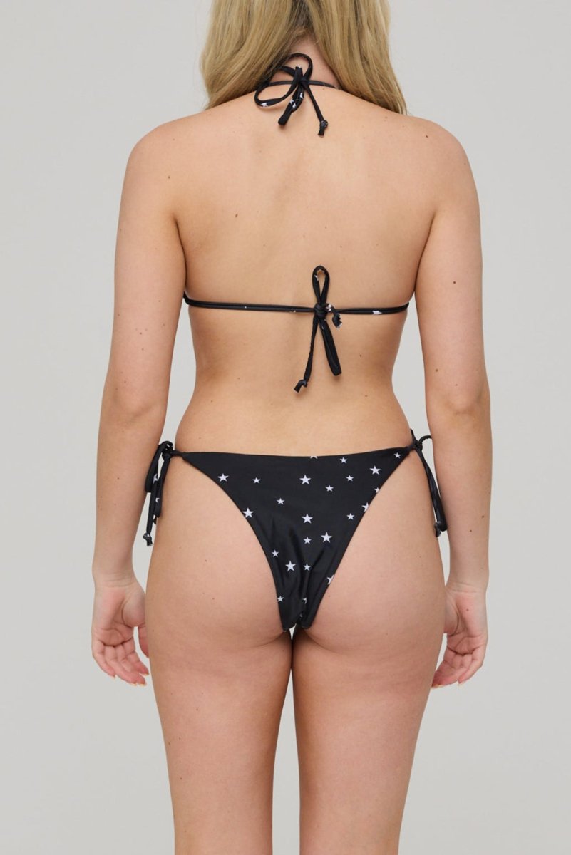 Shining Star Tie Side Bikini Bottoms - OOSC Clothing