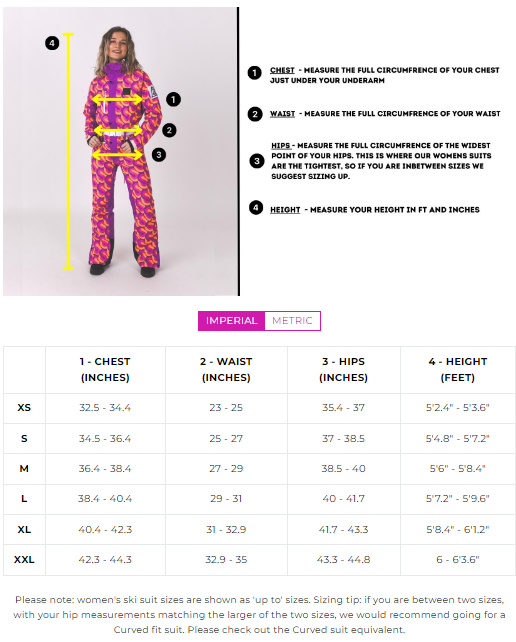 Chic Ski Suit - White OOSC Print