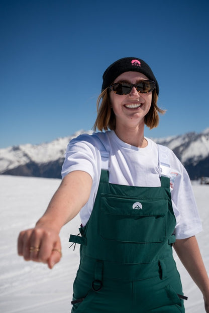 Yeh Girl Bib Pant - Forest Green - OOSC Clothing