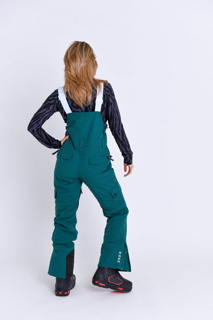 Yeh Girl Bib Pant - Forest Green - OOSC Clothing