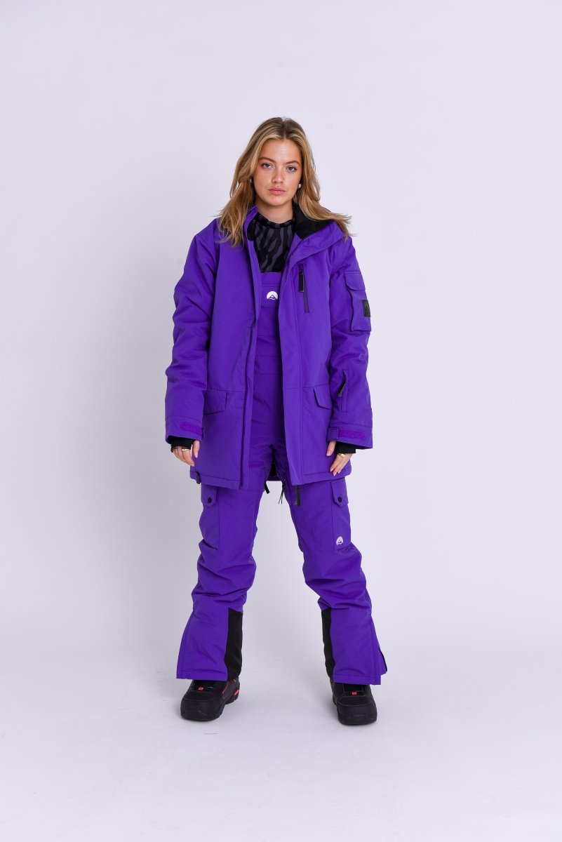 Yeh Girl Bib Pant - Purple - OOSC Clothing