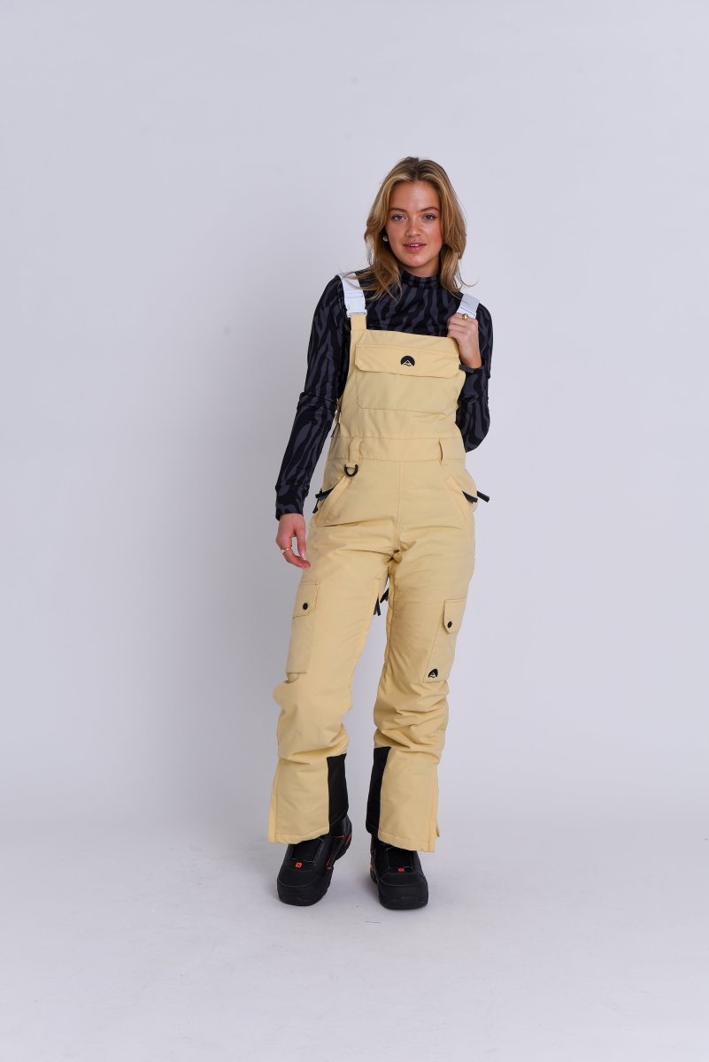 Yeh Girl Bib Pant - Sand - OOSC Clothing