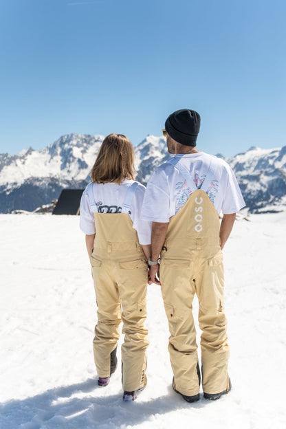 Yeh Girl Bib Pant - Sand - OOSC Clothing