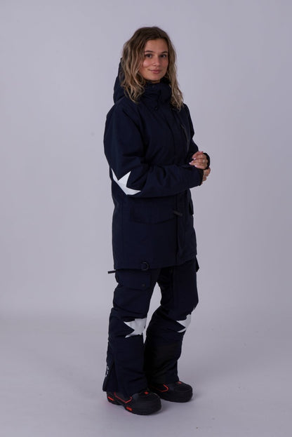 Yeh Girl Ski & Snowboard Bib Pant - Katie Ormerod Black Stars Signature line - OOSC Clothing