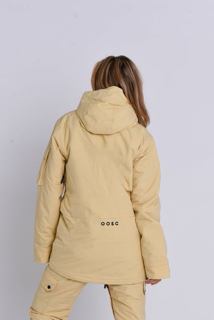 Yeh Girl Ski & Snowboard Jacket - Desert Sand - OOSC Clothing