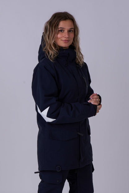 Yeh Girl Ski & Snowboard Jacket - Katie Ormerod Black Stars Signature line - OOSC Clothing