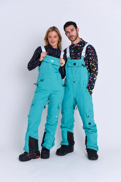 Yeh Man Bib Pant - Aqua - OOSC Clothing