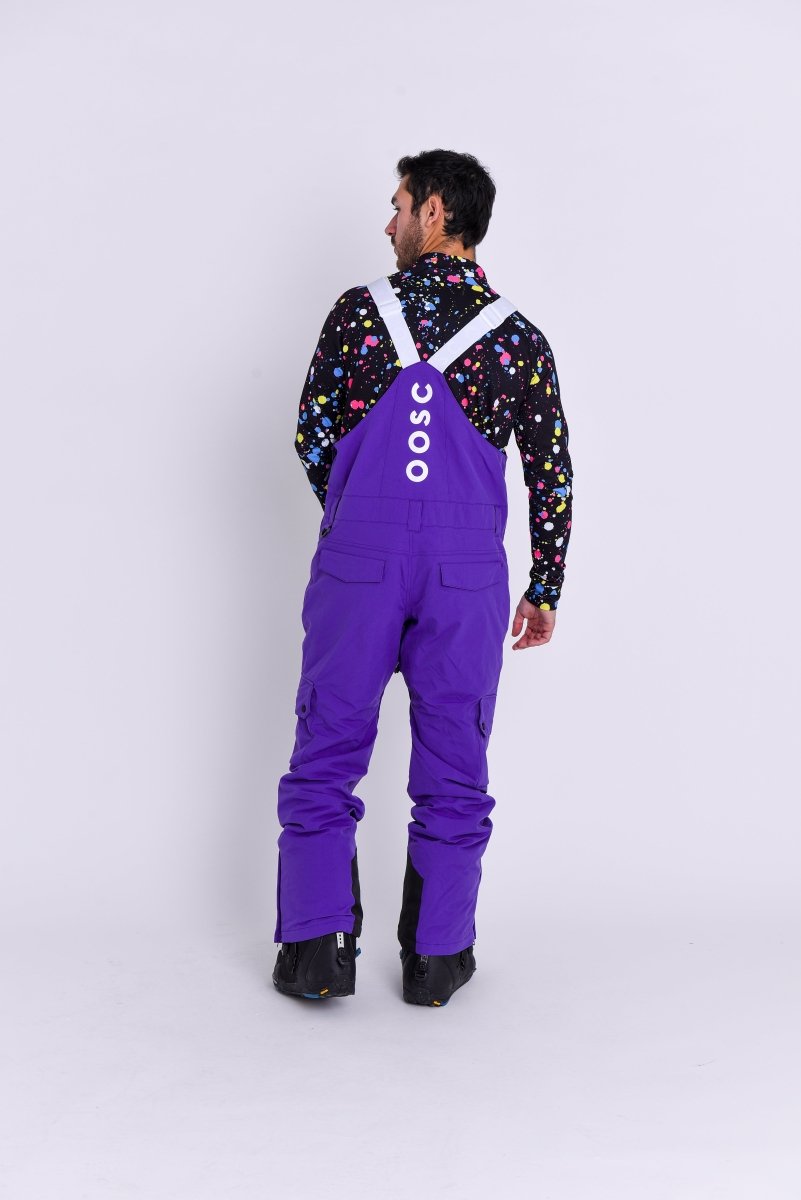 Yeh Man Bib Pant - Purple - OOSC Clothing