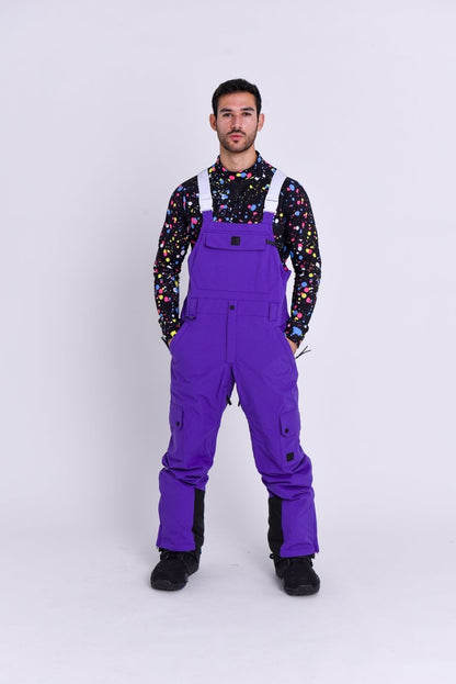 Yeh Man Bib Pant - Purple - OOSC Clothing
