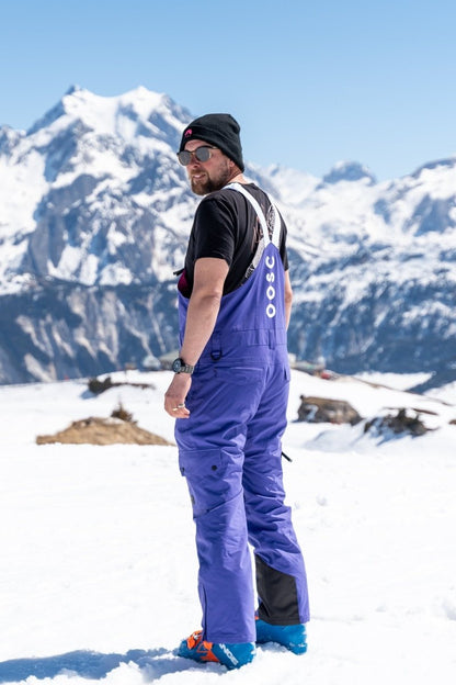 Yeh Man Bib Pant - Purple - OOSC Clothing