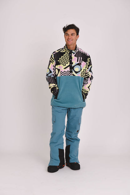 Saved By The Bell Fleece Teal - Men's