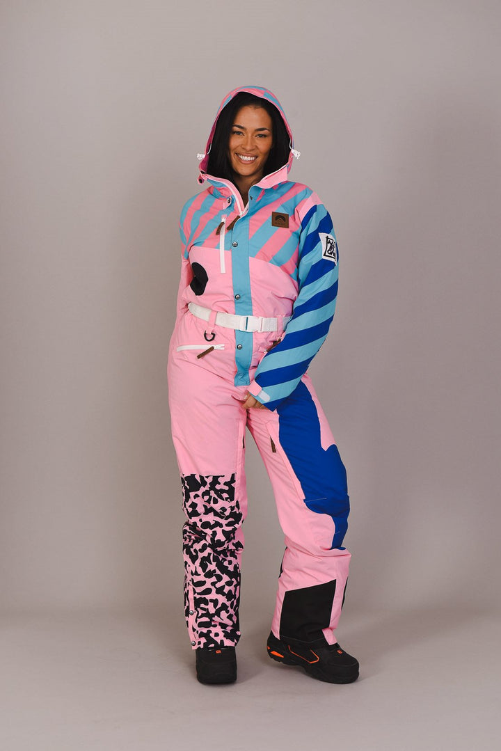 Penfold in Pink Ski Suit – Women’s Curved Fit