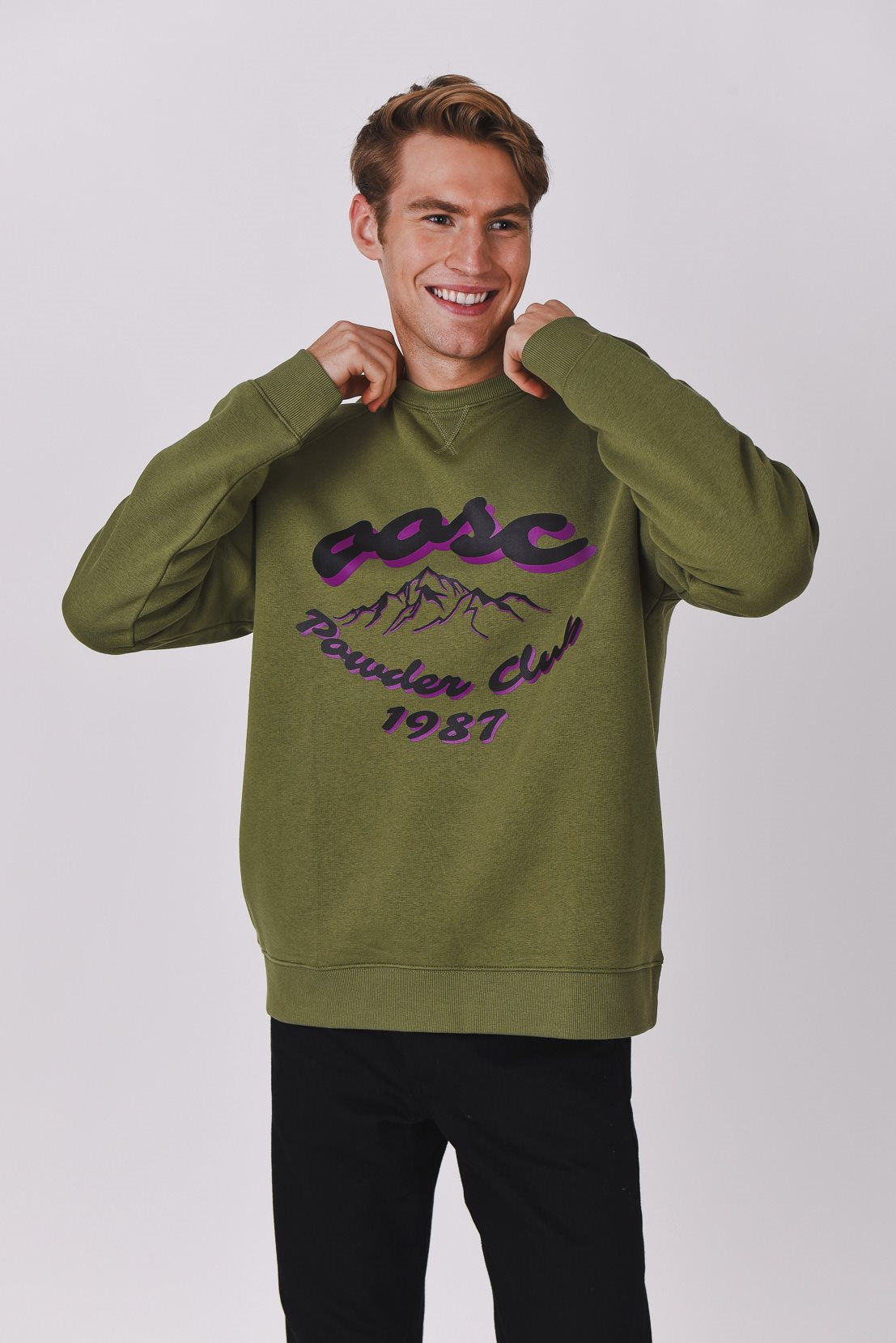 Powder Club Sweatshirt - Khaki