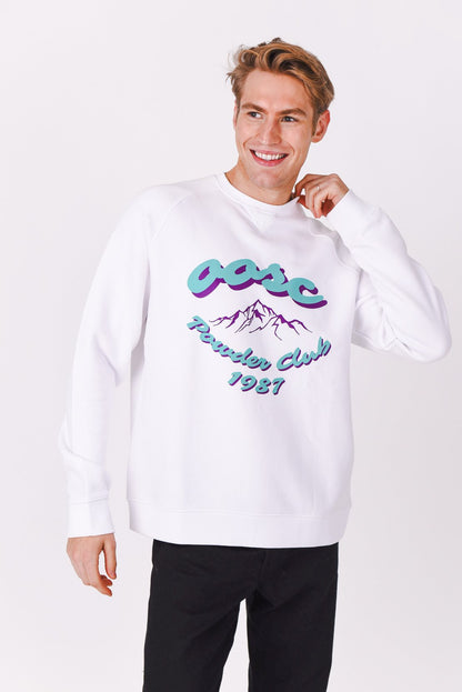 Powder Club Sweatshirt - White