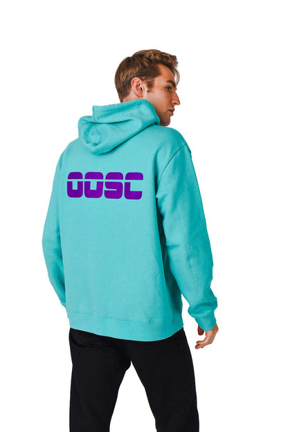 Retro OOSC Hoodie - Aqua