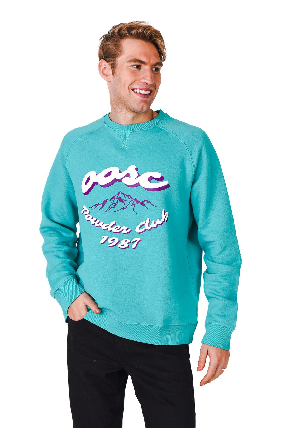 Powder Club Sweatshirt - Aqua