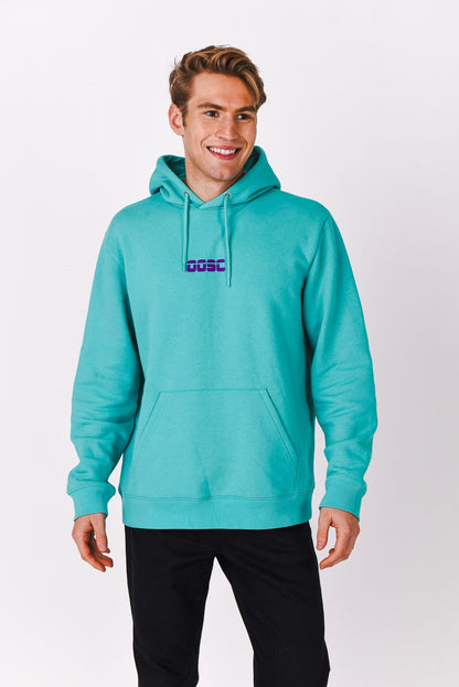 Retro OOSC Hoodie - Aqua