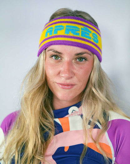 OOSC Après Headband - Purple, Blue, Yellow