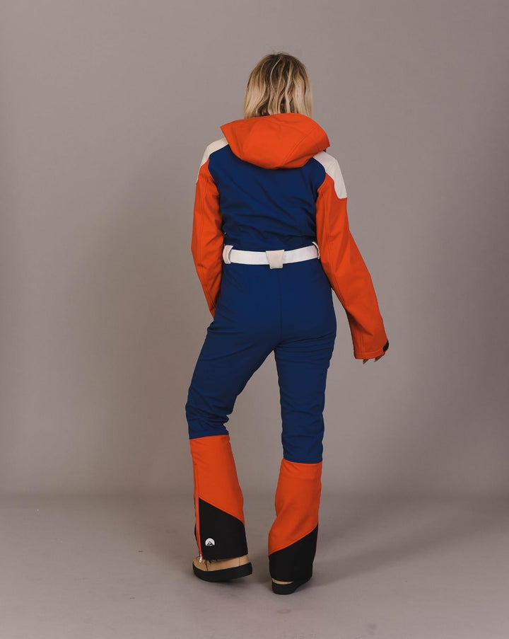 Chic Ski Suit Navy & Red - Women's