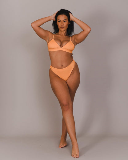 Tangerine Squeeze Boost 'Em Up Bikini Top