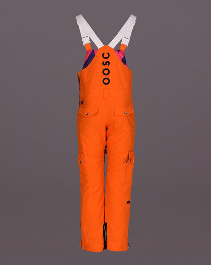 Yeh Man Men's Ski & Snowboard Bib Pant - Orange