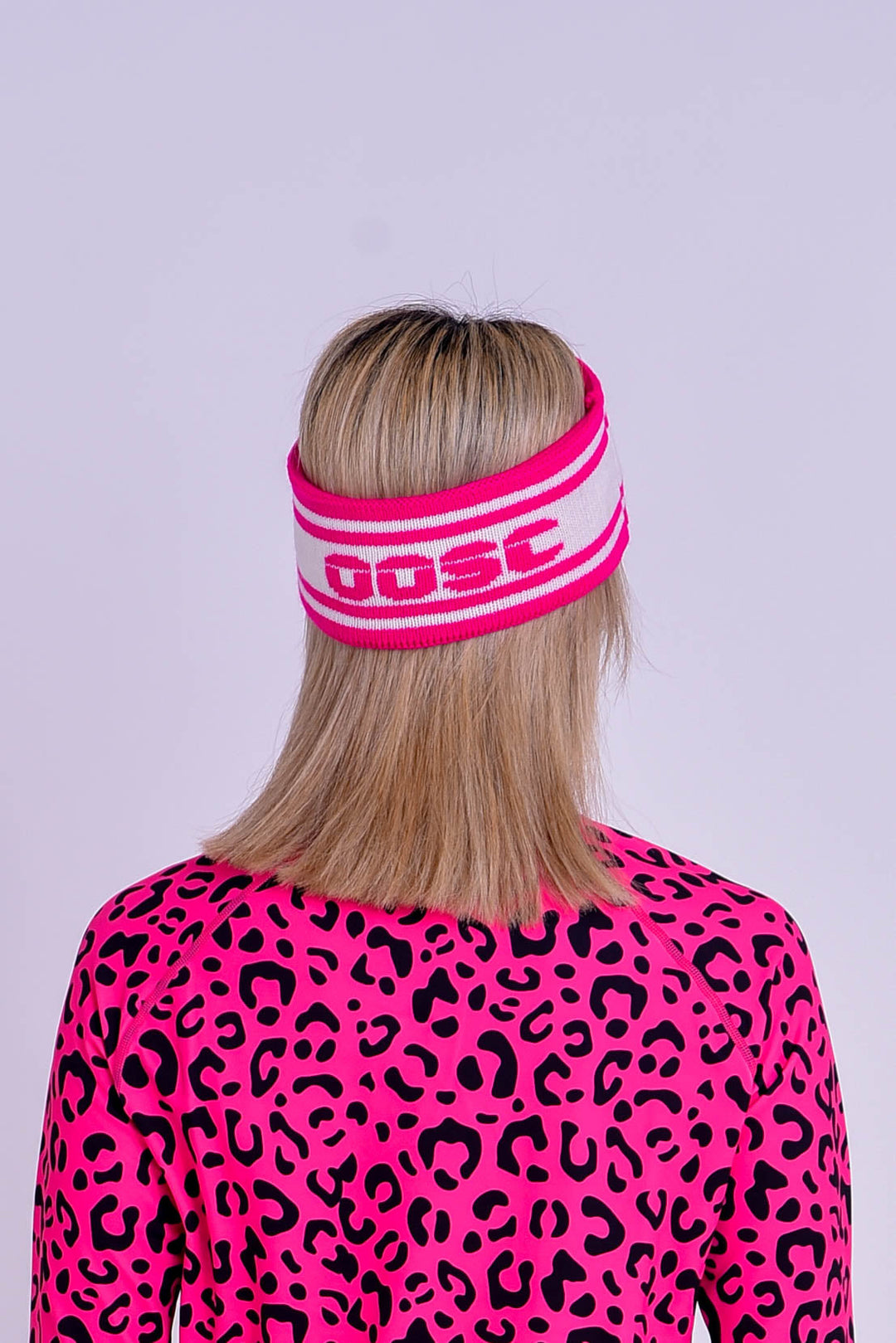 OOSC Après Headband - Pink & White