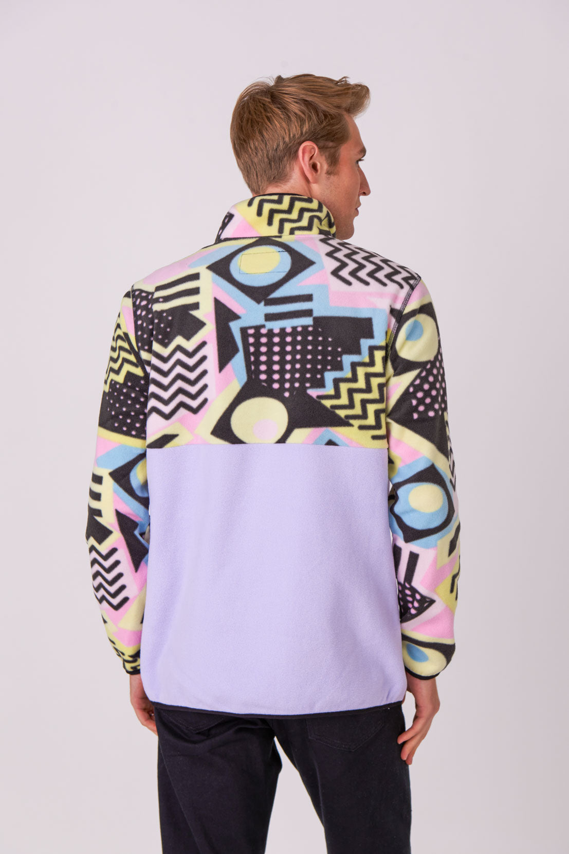 Saved By The Bell Fleece Purple - Men's